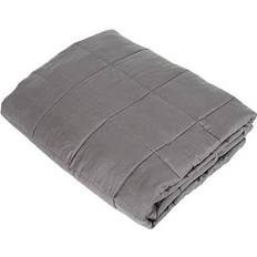 Weighted Blanket Calming Sleep Therapy 150 x 200 cm Blankets Grey