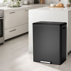 Garvee Stainless Steel Dual Trash Can 2 x 8 Gal