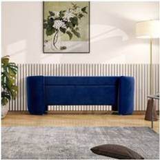Blue Storage Benches Living and Home in Blue One Size Storage Bench
