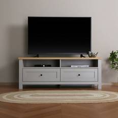 Home Garden Direct Wiltshire Contemporary Unit Grey TV Bench