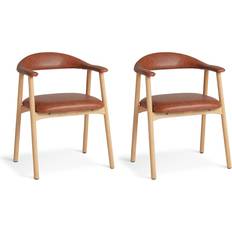 Habitat Chairs Habitat Lex Faux Leather Dining Kitchen Chair