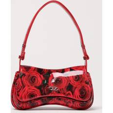 Carteras de mano Diesel Play Pochette Brillante Avec Imprimé - Rouge