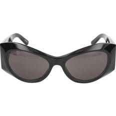 Balenciaga Cat eyes - Dam Solglasögon Balenciaga BB0394S 003 Solglasögon Acetat - Svart Grå