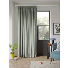 John Lewis Textured Weave Thermal Lined Pencil Curtain