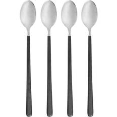 House Doctor Cuillères House Doctor Ox Longue Set de 4 Noir Argent Cuillère à café