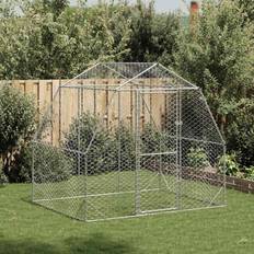 vidaXL Hönsgård 2.5 x 2 x 2.25 m Galvaniserat Stål
