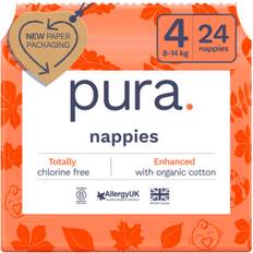 24 Nappies Size 4 8-14 kg