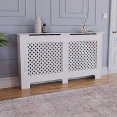 Freemans Oxford Large Radiator Cover White