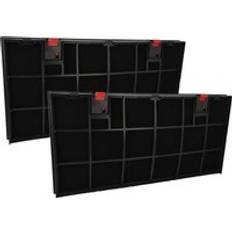 White Goods Accessories VHBW Activated Carbon Filter Replacement CHF150/1 43 x 21.2 x 2.7 cm