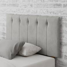 Aspire Hepburn Plush Velvet - Silver Headboard