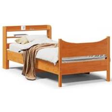 Beds & Mattresses Berkfield Home Bed Frame with Headboard 75x190 cm