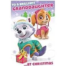 Paw Patrol Granddaughter Christmas Card