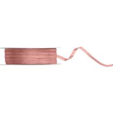 Rosa Presentsnören PartyDeco Satinband Damrosa 3mm x 50m
