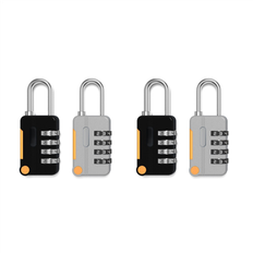 Security Spactz Combination Padlock 4 Pack