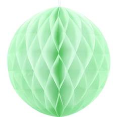 Papir Honeycombbolde PartyDeco Honeycomb 40 cm Pistacie Farve Diameter ca 40 cm