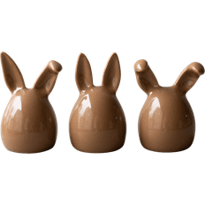 Keramik Påskdekorationer DBKD Triplets Dekoration 3-Pack Shiny Nougat Påskdekoration