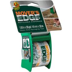 Packing Tapes Duck Mover's Edge Packing Tape In Refillable Handheld Dispenser, 1.88" x 35 Yd. Multicolor Print