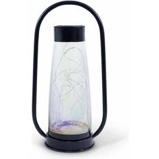 Havedekorationer Sort Solarlampe til Have Dekoration