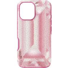 Iphone 16 rosa Swarovski High Smartphone Schutzhülle Kristallines Printmotiv iPhone 16 Rosa
