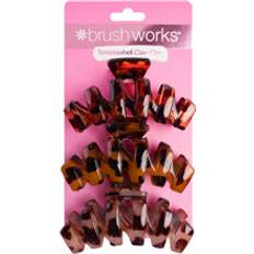 Brushworks Tortoiseshell Claw Clips Set