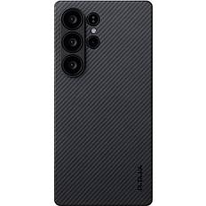 Pitaka Ultra-Slim Case Black Grey Twill Samsung Galaxy S25 Ultra