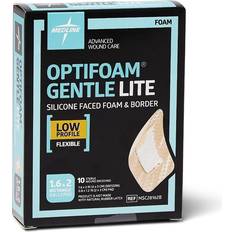 First Aid Medline Optifoam Gentle Lite Foam Dressing 1.6 x 2 inches