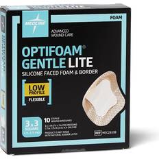 First Aid Medline Optifoam Gentle Lite Dressing 3 x 3 inches
