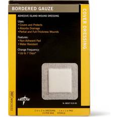 First Aid Medline Bordered Gauze Adhesive Dressing 2inches