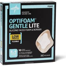 First Aid Medline Optifoam Gentle Lite Foam Dressing 4inches X 4inches