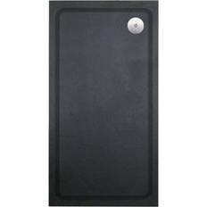 Aquadart Luxury Black Slate Effect Shower Tray 1700 x 800 mm