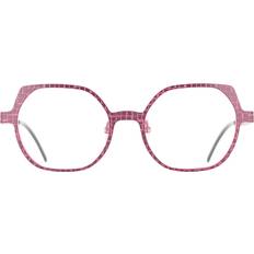 Glasögon & Läsglasögon Vanni V4424 C55 51 Purple Glasögon Endast Båge Män