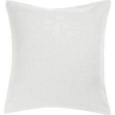 Stonewashed Cotton Pillowcase 65x65 cm Blanc