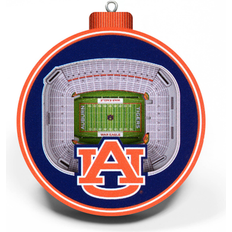 YouTheFan Sportula Auburn Tigers 2-Pack Christmas Tree Ornament