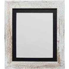 Interior Details Metro Distressed White 40 x 50 cm Photo Frame