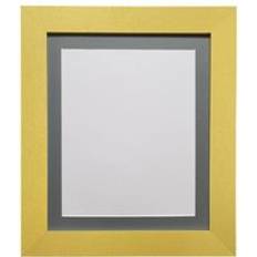 Interior Details Metro Gold with Dark Grey Mount 30 x 40 cm Photo Frame