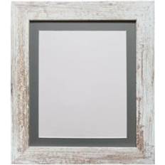 Interior Details Metro Distressed White A4 9 x 6 Photo Frame