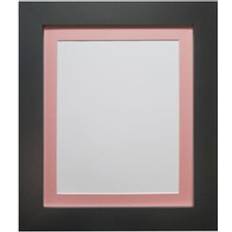 Interior Details Metro Black with Pink Mount 15 x 10 Inch Photo Frame