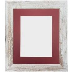 Interior Details Metro Distressed White 40 x 50 cm Photo Frame