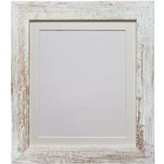 Interior Details Metro Distressed White 40 x 50 cm Photo Frame