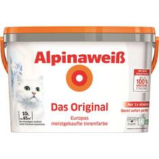 Alpina weiß Das Original 10 l Weiß Wandfarbe White 10L
