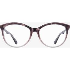 Gradient Grey Cat-Eye Acetate Eyeglasses Full Rim