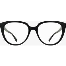 Black Cat-Eye Acetate Eyeglasses Full Rim Kyro Dark Purple