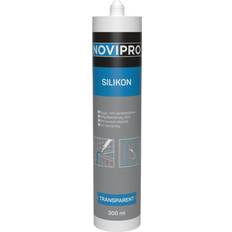 Transparent Fogmassa Novipro Sanitetssilikon Transparent 300 ml