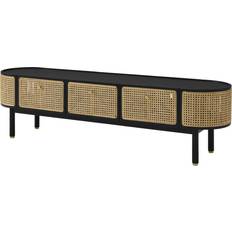 Furniture Made Ankara Unit Black TV Bench
