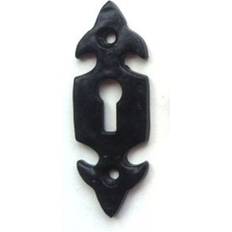 Black Antique Malleable Cast Iron Keyhole Cover