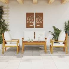 Garden & Outdoor Furniture Berkfield Home 4 Piece Garden with Cushions Outdoor Lounge Set