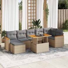 Garden & Outdoor Furniture Berkfield Home 8 Piece Garden Sofa with Cushions Outdoor Lounge Set