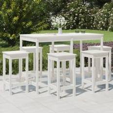 Pine Outdoor Bar Sets Berkfield Home 7 Piece Garden One Size Outdoor Bar Set