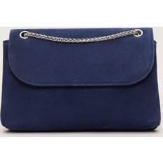 Suede Handbags Phase Eight Suede Clutch - Navy