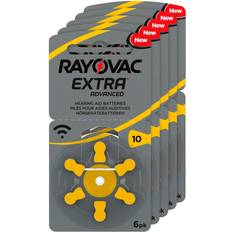Rayovac Hörapparats Batterier 10 Extra Advanced 1.45 V 105 mAh 5 x 6-pack